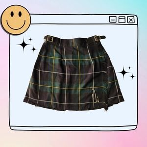 Genuine Vintage McCarthy's High School Kilt/Tartan Mini Skirt (Size XS)